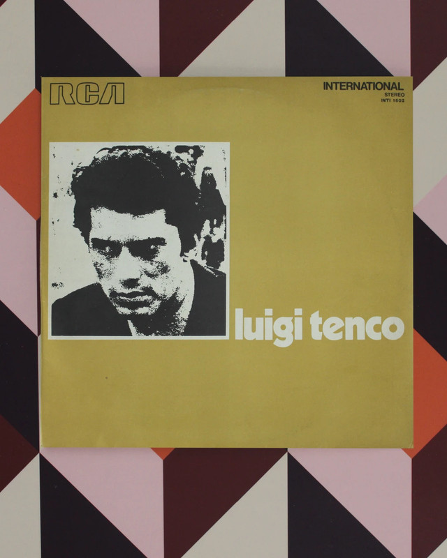 Album "Luigi Tenco" di Luigi Tenco, 1972. Etichetta: RCA International.