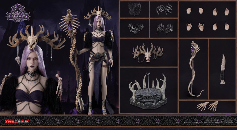 TBLeague PL2026-237A Serpent Kin Calamity 1/6 TPE figura senza cuciture occhi mobili