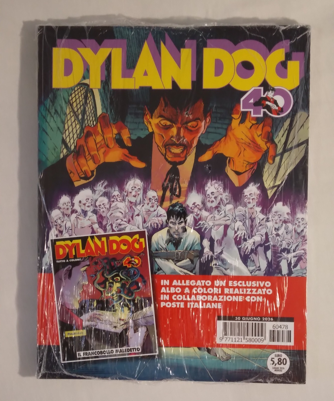 DYLAN DOG 478- HARLECH ASYLUM- NUCCI, BARALDI, MARTINELLO, BRINDISI BLISTERATO