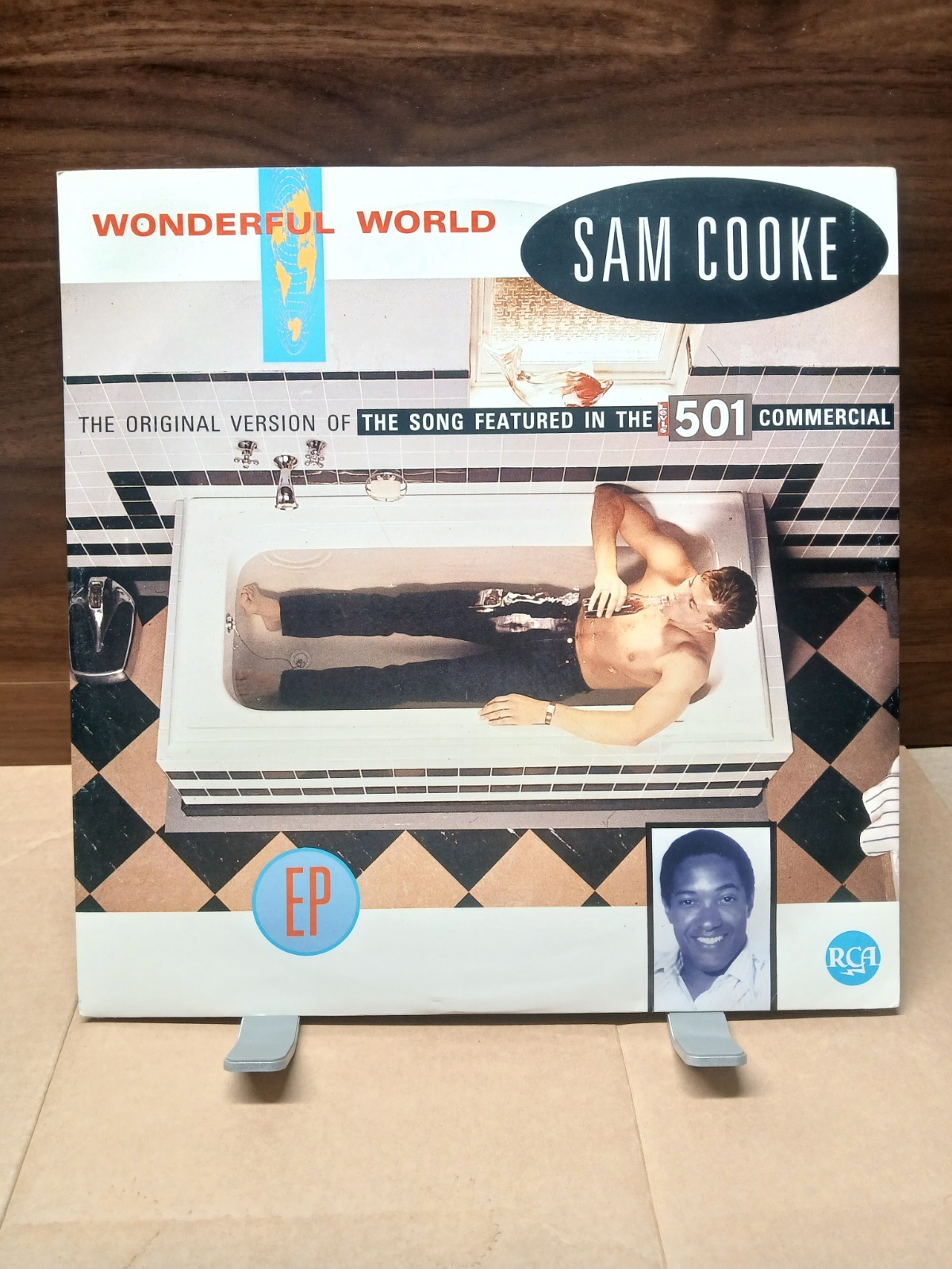 SAM COOKE, Wonderful World.. VINYL 12" single...PT49872.
