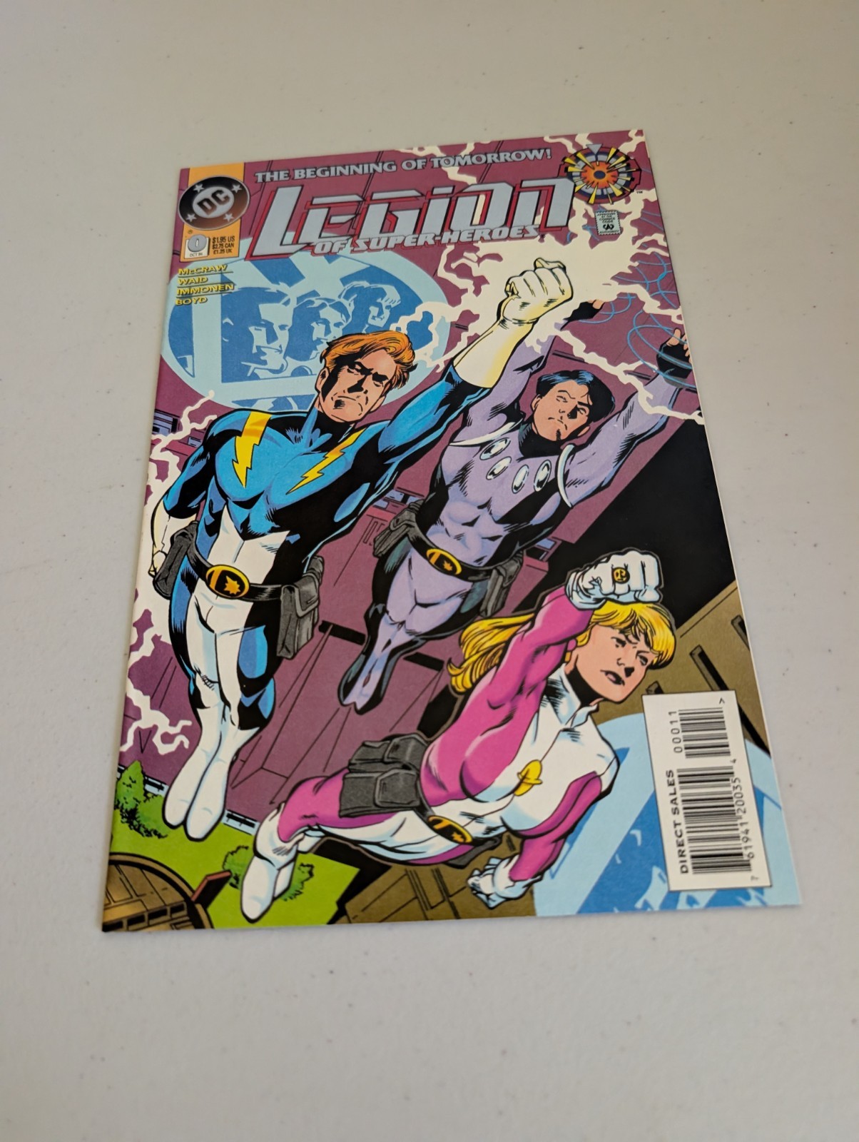 Legion of Super Heroes #0 (1994, DC) Zero Hour, End of an Era, Time Trapper