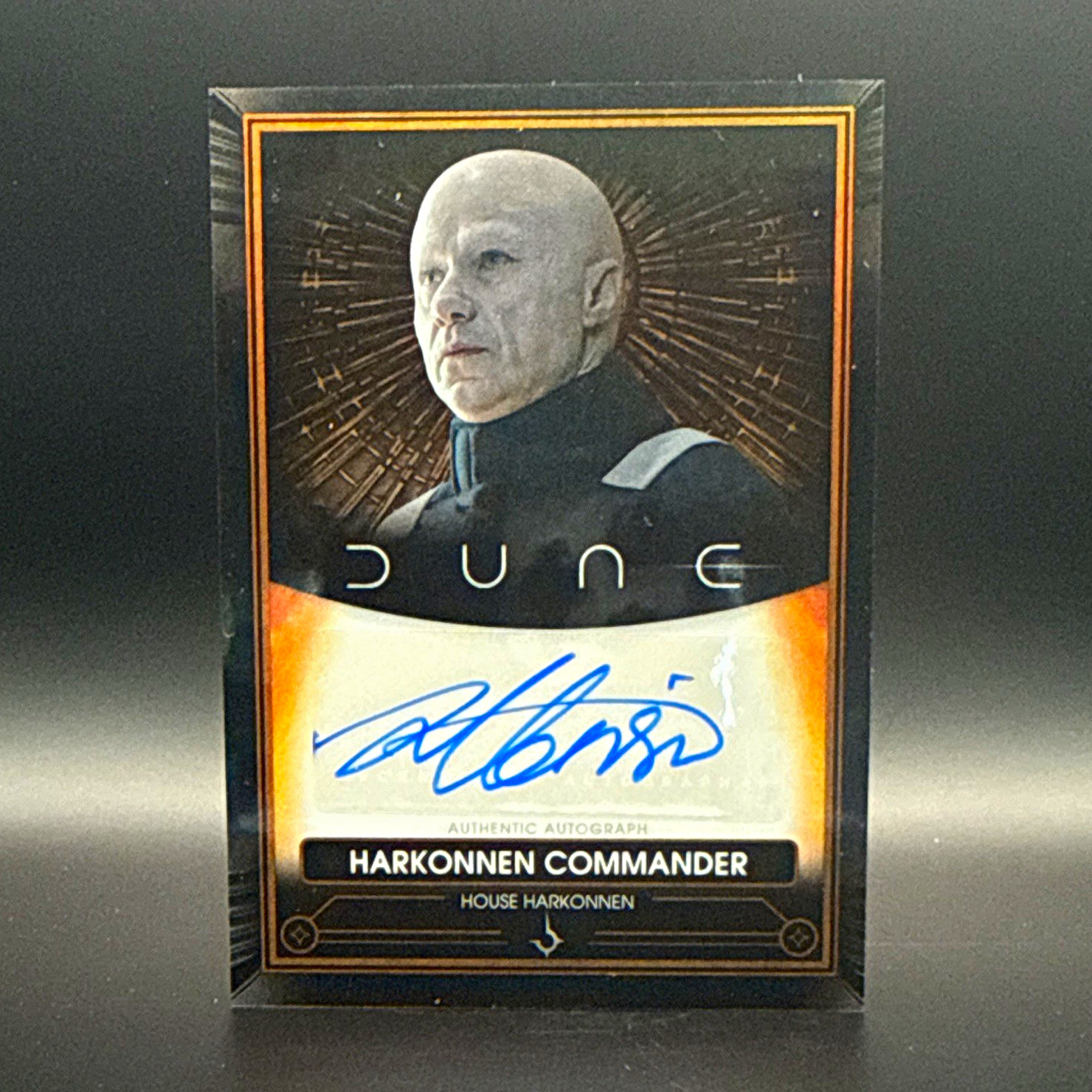 Topps Dune Chrome Collection - Anton Valensi - Harkonnen Commander - Autograph