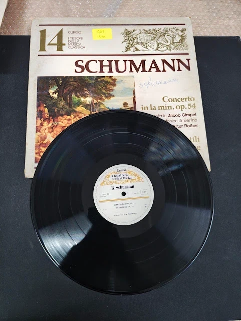 Vinile Schumann Concerto op. 54 Scene Infantili LP Curcio Musica Classica