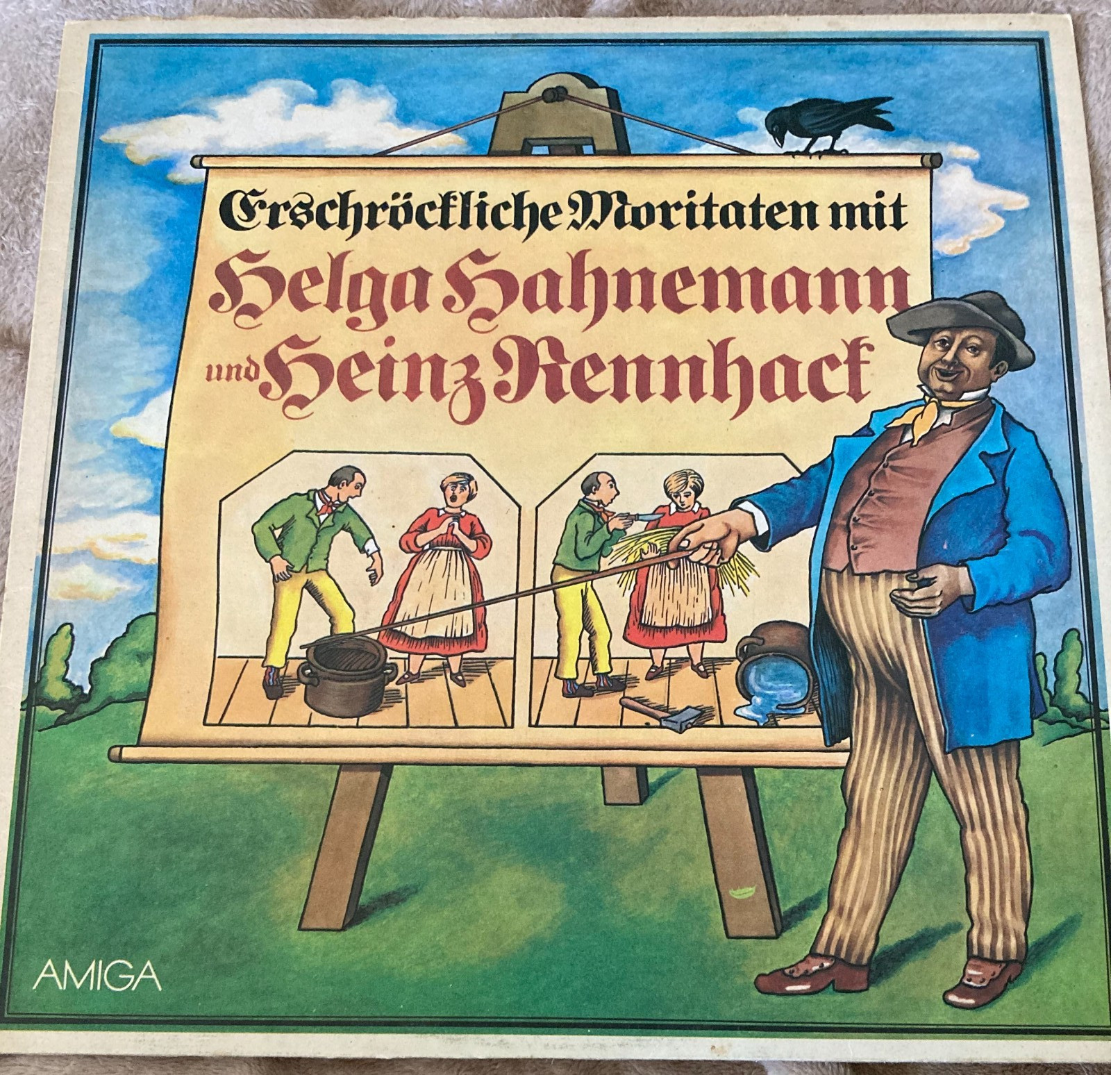 Hahnemann & Rennhack: Erschröckliche Moritaten 1981 Amiga LP Vinile 12 "