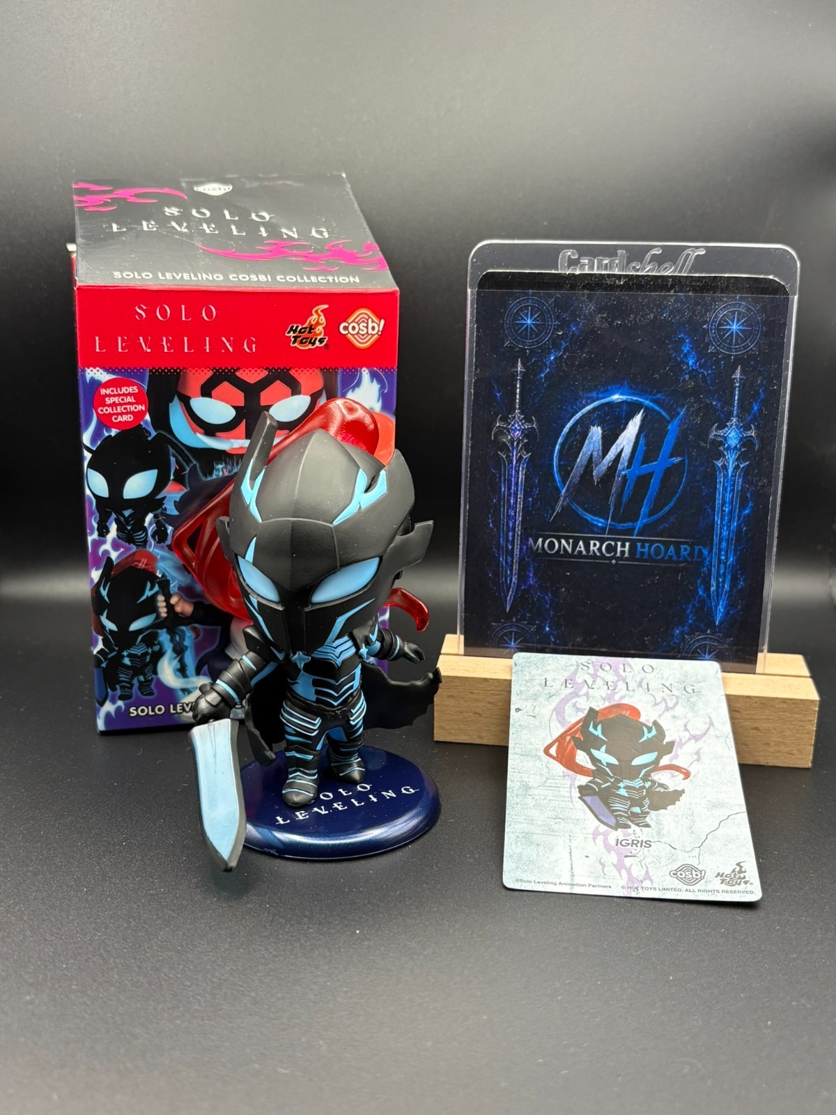 Solo Leveling Cosbi – Igris – Opened to Confirm – Complete with Collector Card