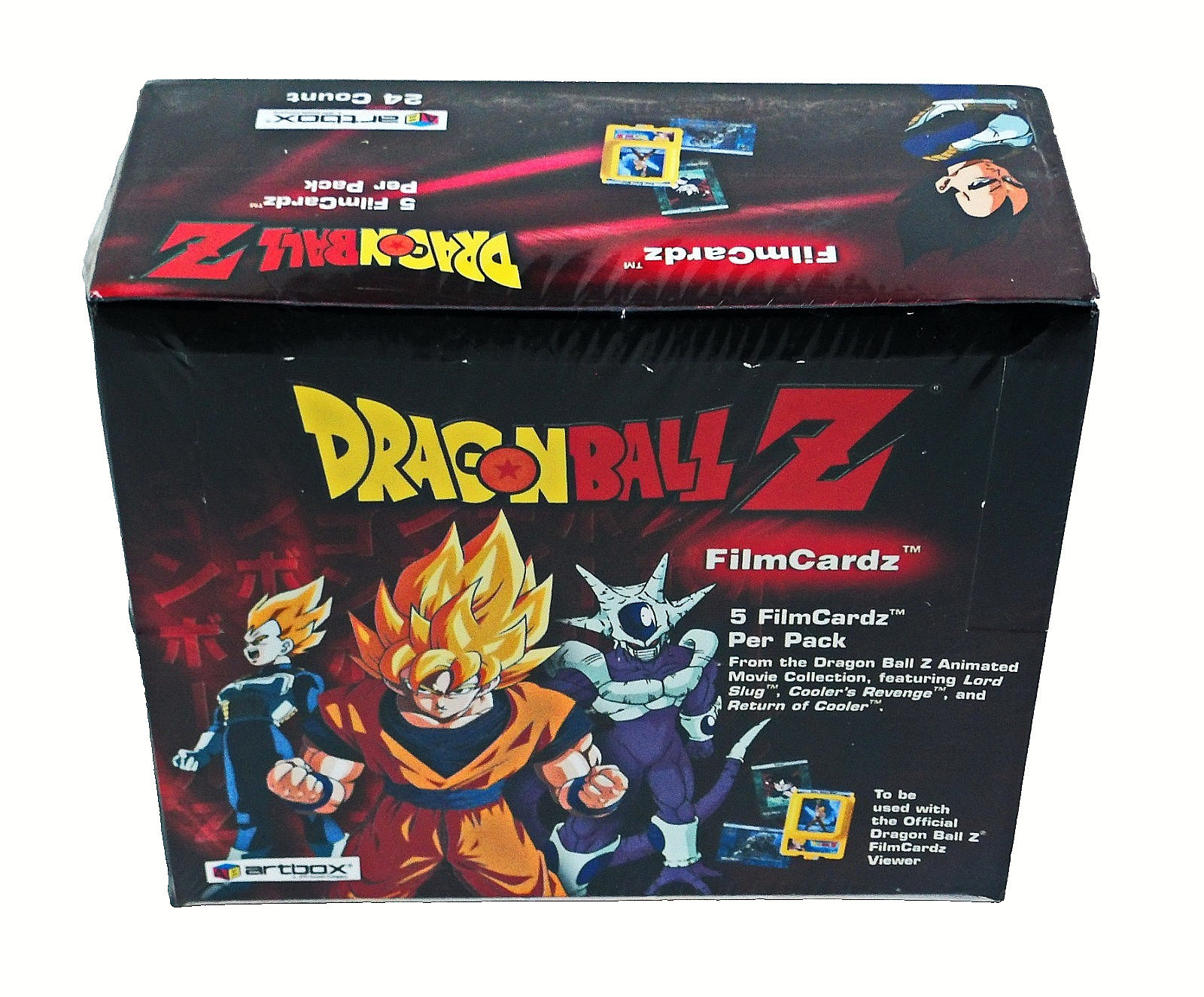 Dragonball Z Film Cardz 24 carte collezionabili Artbox 2002 sigillate MISB Warrior
