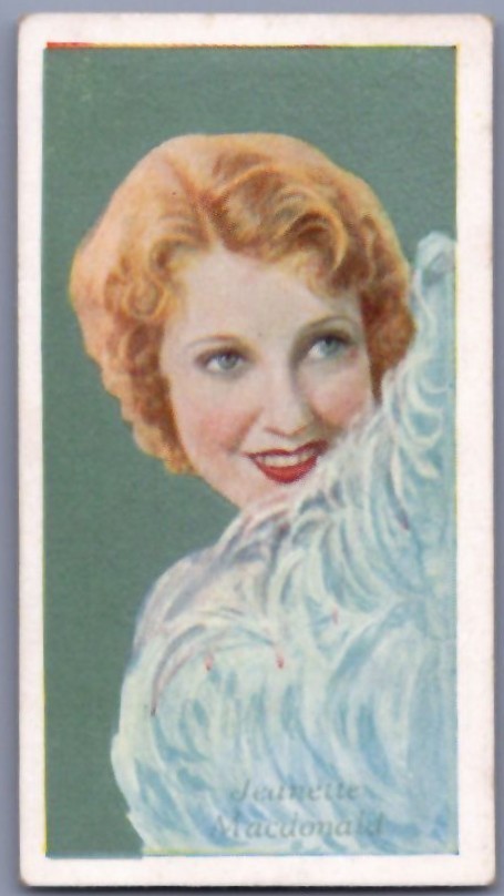 1934 Godfrey Phillips Film Favourites - Jeanette MacDonald #25