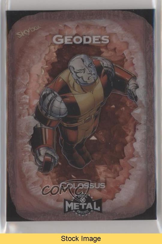 2020 Upper Deck Marvel X-Men Metal Universe Geodes SP Colossus #G-17 READ 4et