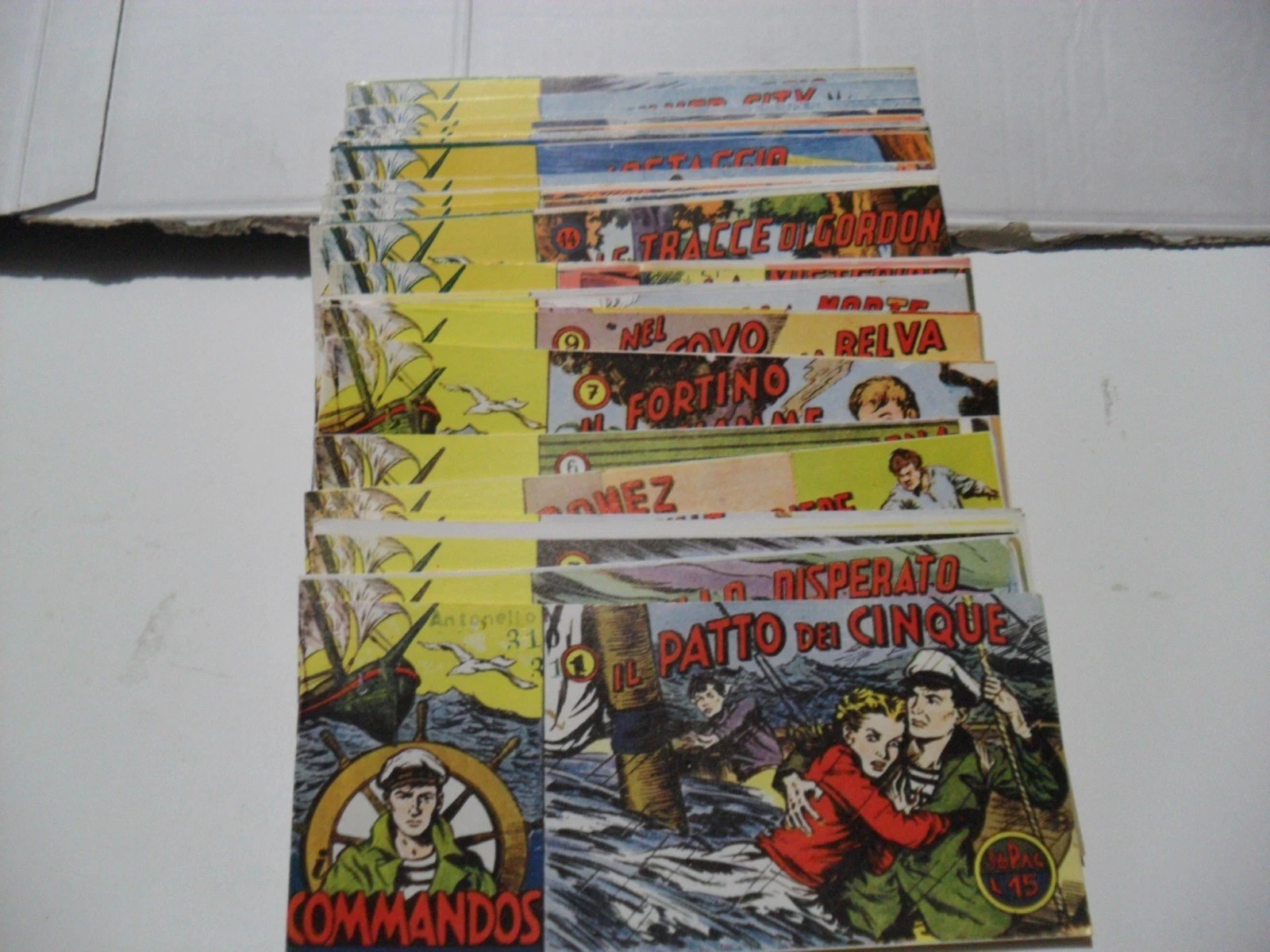 COMMANDOS Serie a striscia 1/27 COMPLETA Ristampa Anastatica  Edicola  GV