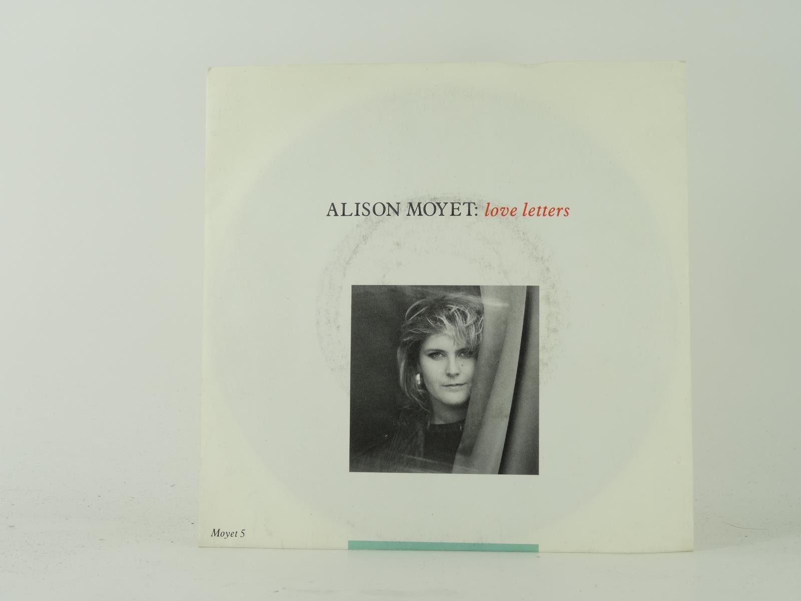 ALISON MOYET LOVE LETTERS (1) (1) 2 Track 7" Single including Picture Sleeve CBS