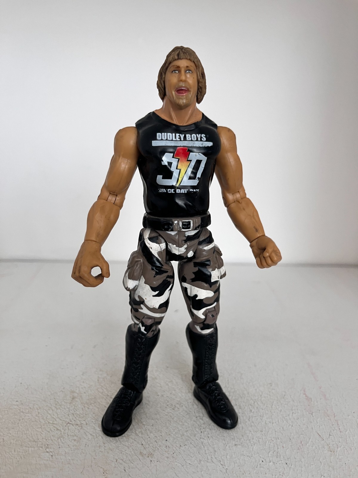 WWF WWE SPIKE DUDLEY JAKKS WRESTLING ACTION FIGURE TTL SERIES OFF THE ROPES