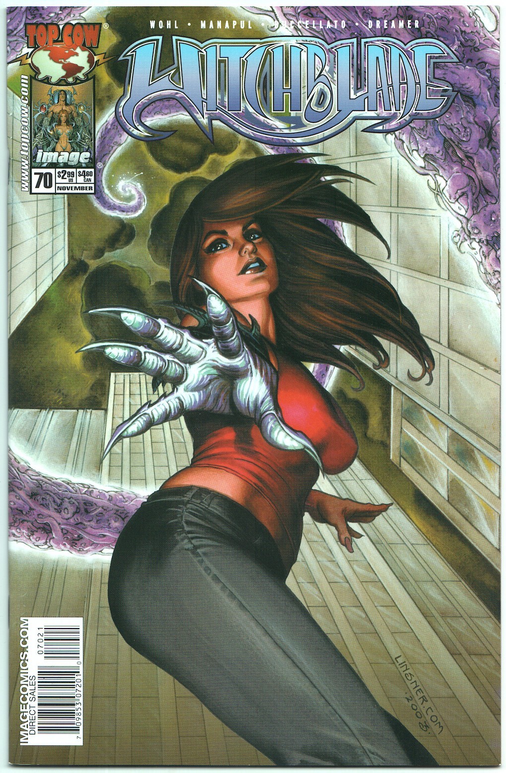 Witchblade (2003) #70 quasi nuovo | Joseph Michael Linsner | Mucca superiore