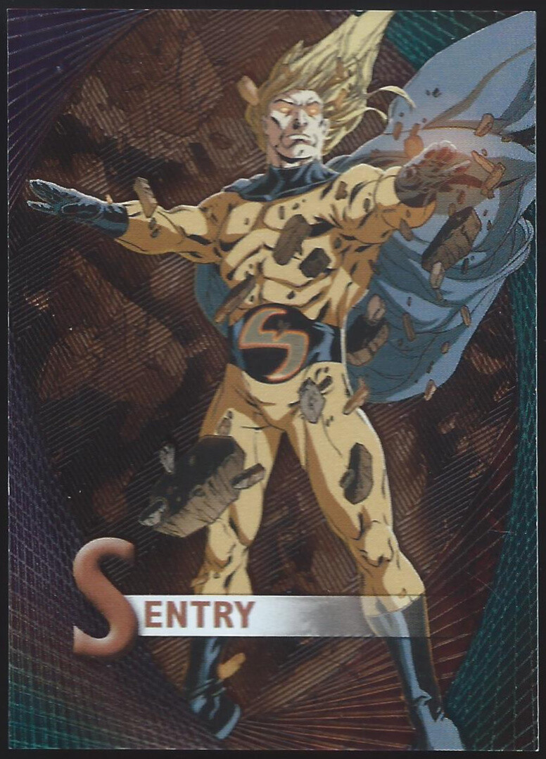2012 Marvel Beginning Series 2 PRIME MICROMOTION Foil inciso #M-46...SENTINELLA
