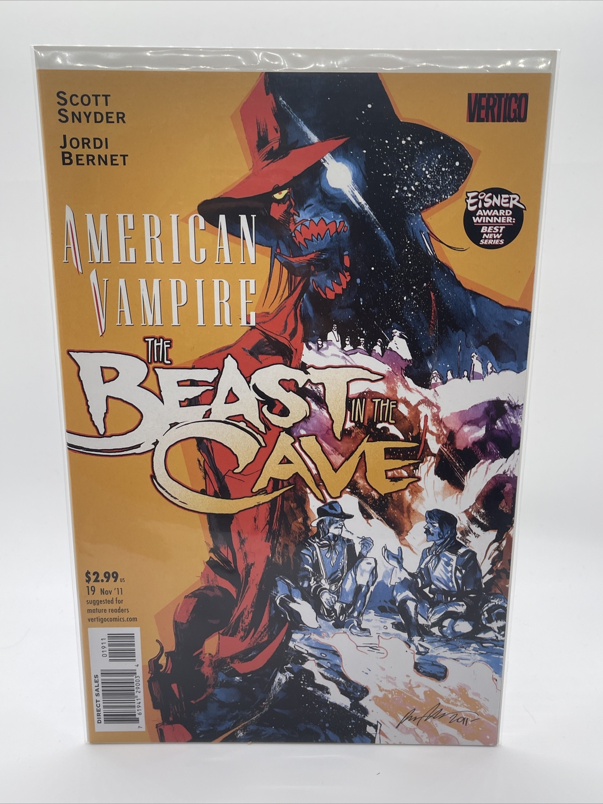 American Vampire The Beast in the Cave #19 Vertigo DC Comics Synder Bernet 2011