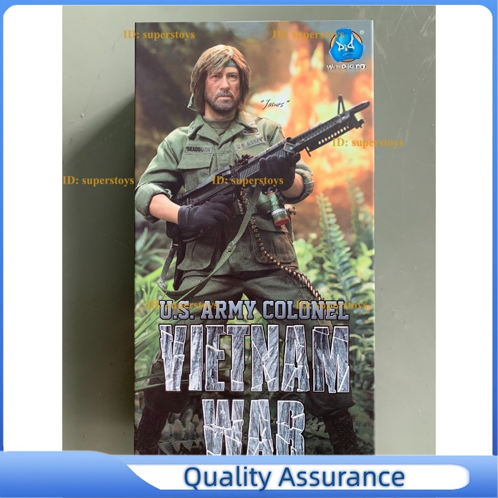 1PCS DID V80184 1/6 Guerra del Vietnam Esercito USA Colonnello James Maschio Action Figure Modalità