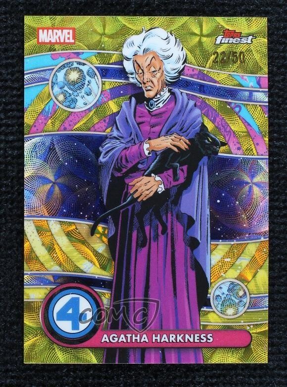 2026 Finest Fantastic Four Variazioni Zona Negativa 22/50 Agatha Harkness 1o1p