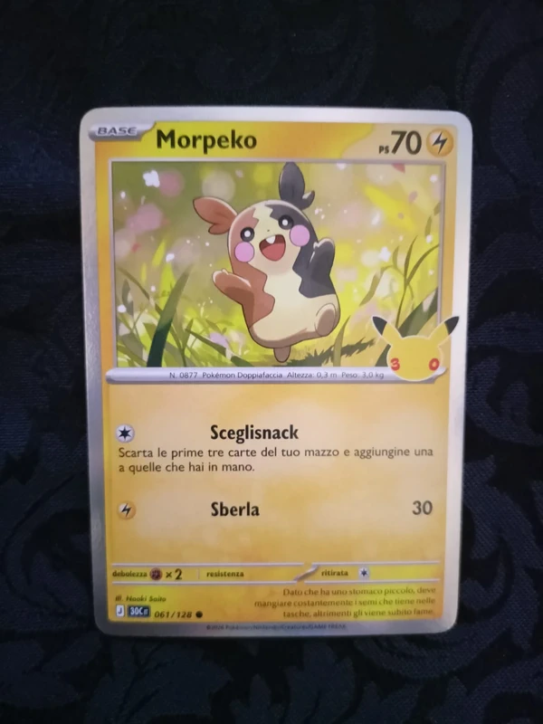 Pokémon 30th Anniversary Morpeko 61/128 Italiano