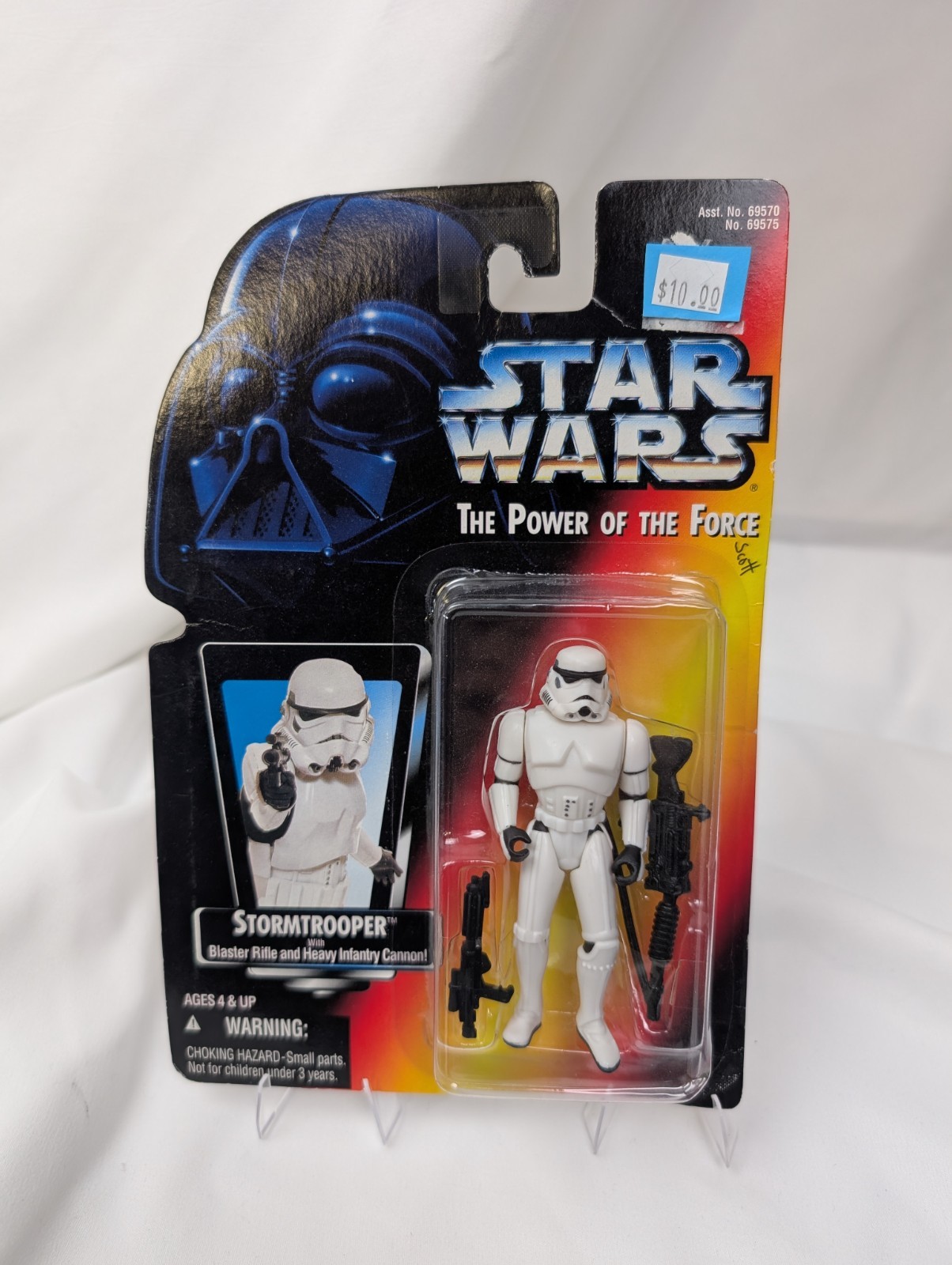 Kenner Star Wars Power of the Force Stormtrooper Action Figure on Red Card