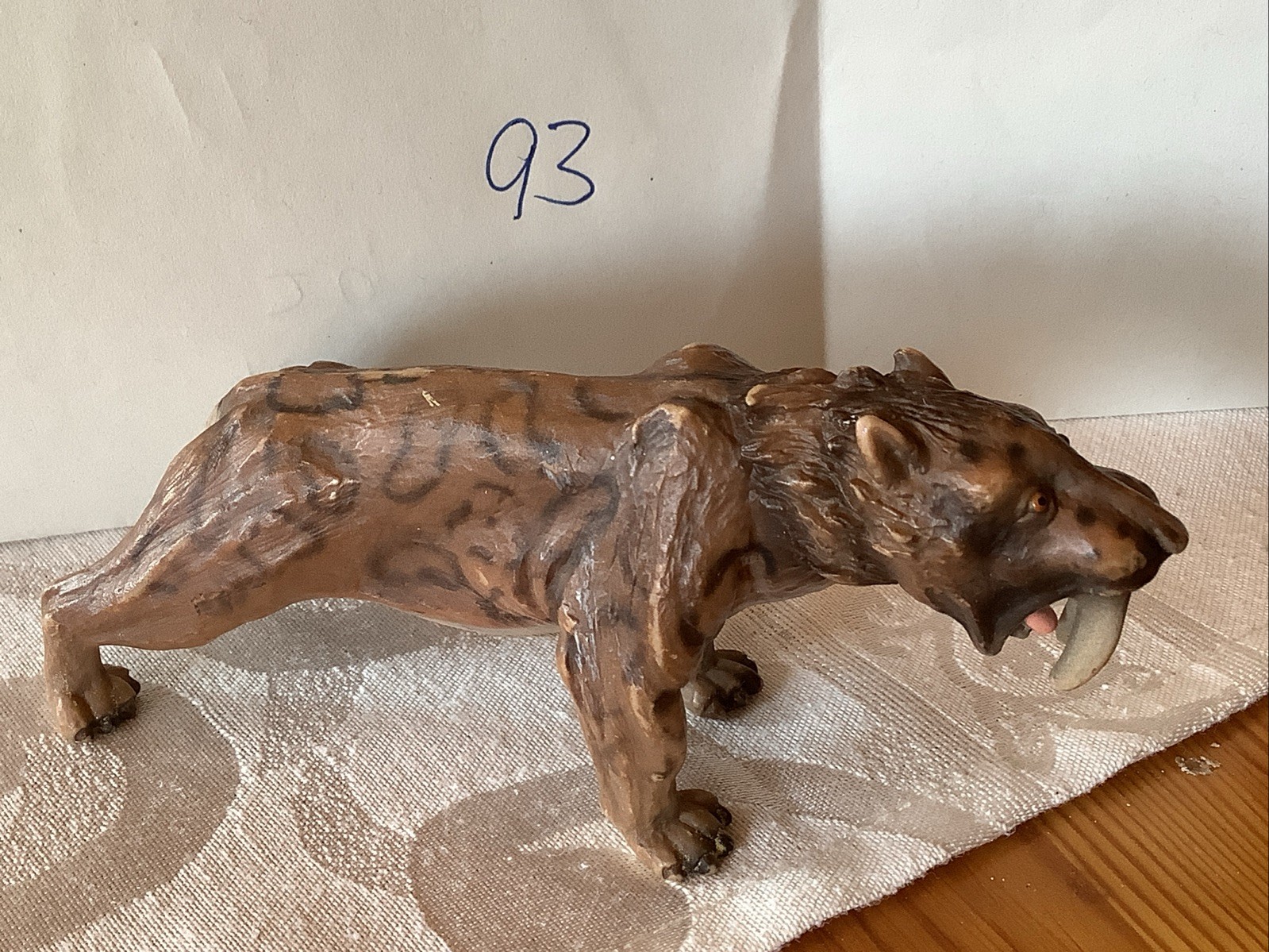 Schleich 16520 tigre dai denti a sciabola Smilodon Schleichtier dal 2002