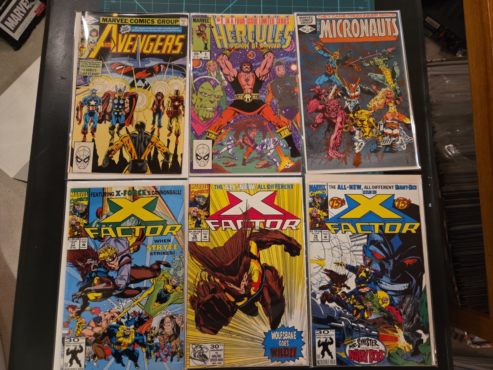 Marvel Comics 6 Pack Starter Set Key Issues Avengers X-Factor Micronauts...