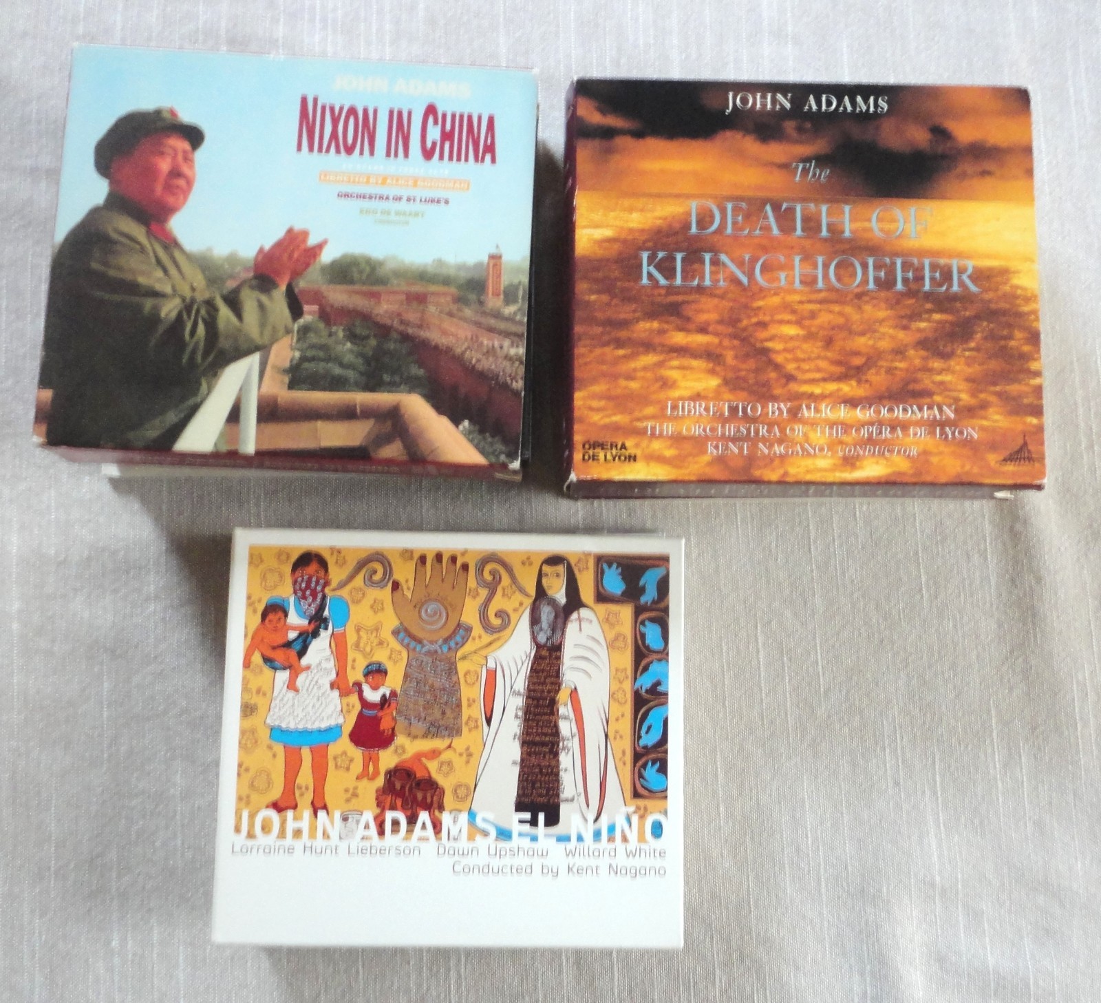 3 Box Set John Adams Opera CD Nixon In China El Nino Death Of Klinghoffer
