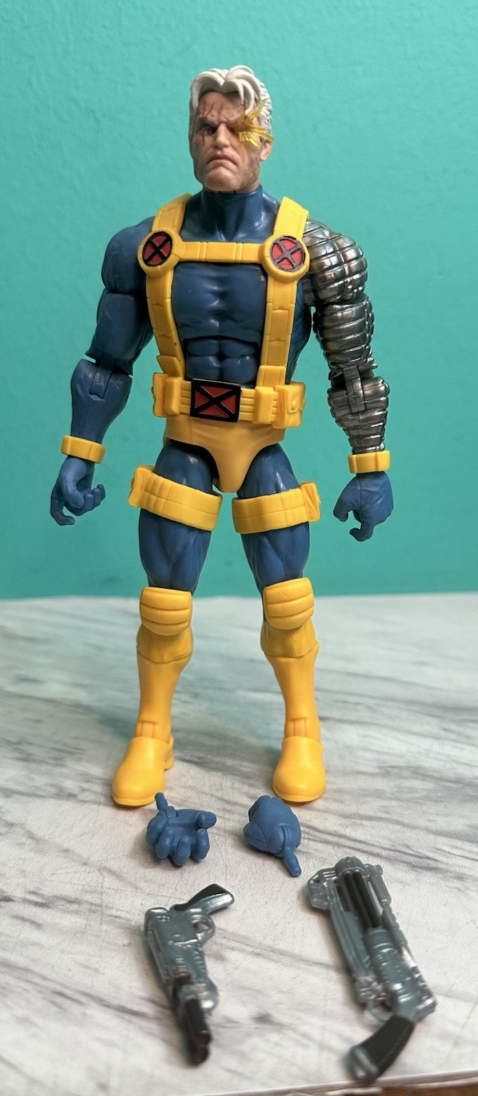 Marvel Legends 6" Inch Zabu BAF Wave X-Men Cable Loose Action Figure Complete