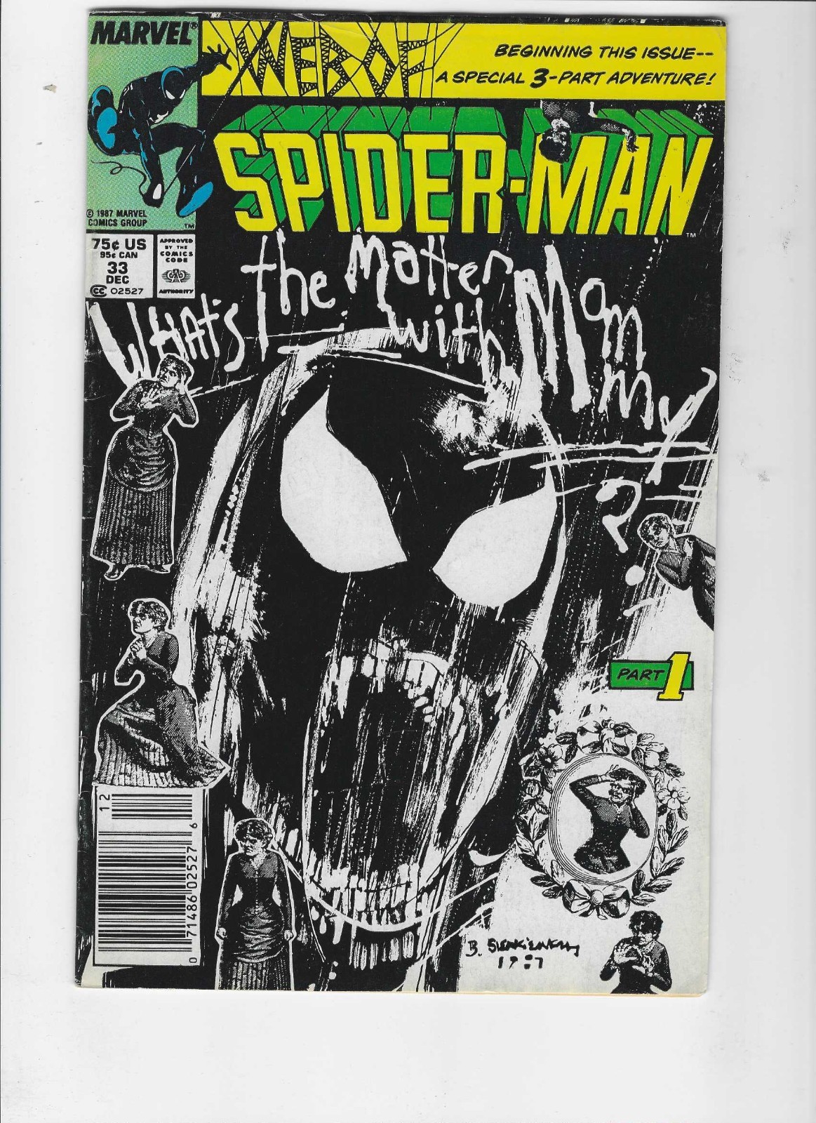 Web of Spider-Man #33 edicola 1985 serie Marvel Comics