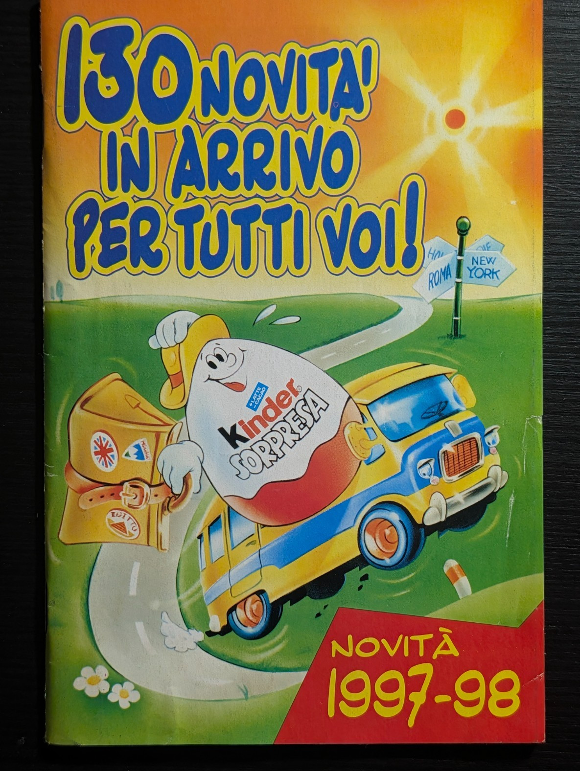 Catalogo Sorpresine Kinder Sorpresa 1997-98 Katalog Raro MiaoGIZI Egizi Ferrero