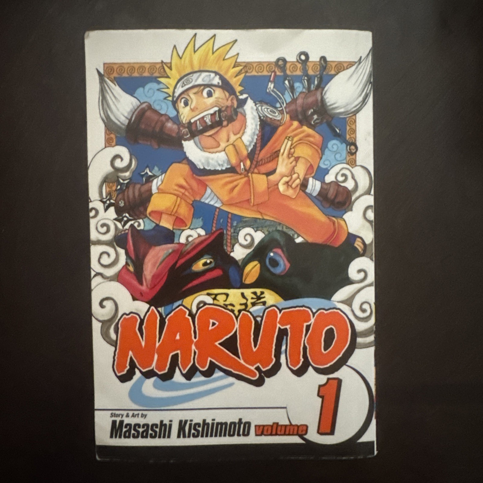 Naruto Manga Volume 1 Shonen Jump Inglese 2003 Ottime Condizioni