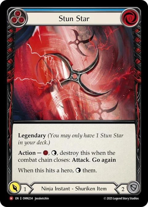 Flesh and Blood - Stun Star (Blue) (OMN234)