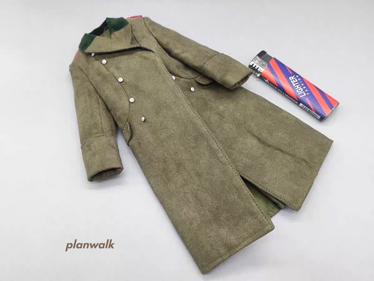 Sexy Soldato Seconda Guerra Mondiale Moda Greatcoat Modello per Modellino 12" Corpo 1/6