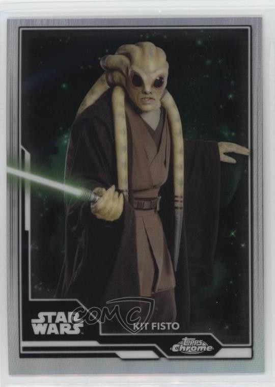 2021 Topps Chrome Star Wars Legacy Wielders of the Lightsaber Kit Fisto 1p8