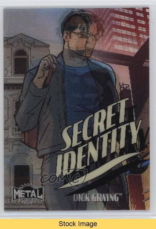 2025 Skybox Metal Universe Batman Secret Identity Dick Grayson #SI-3 LEGGI 1g0e