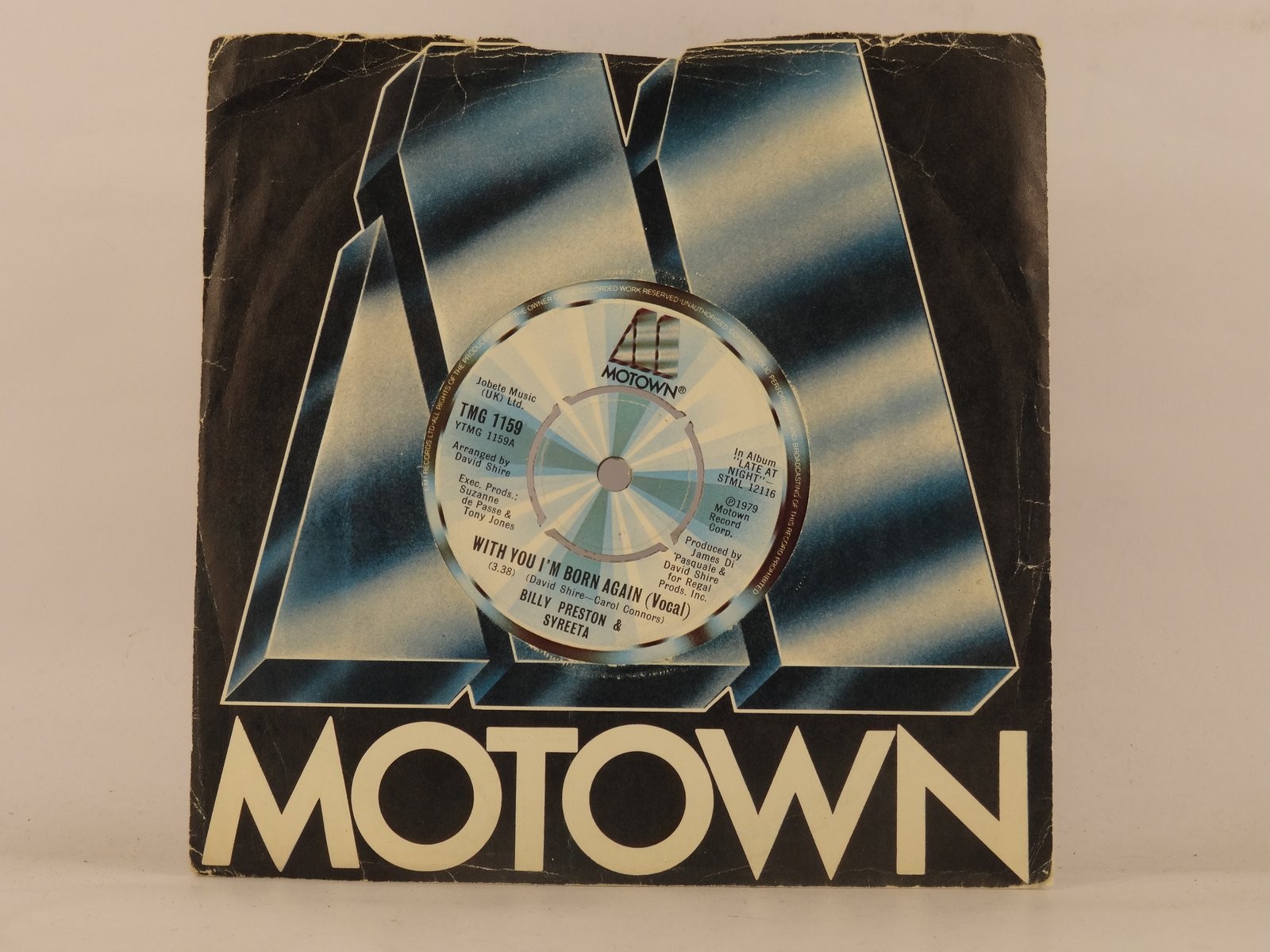 BILLY PRESTON AND SYREETA WITH YOU I'M BORN AGAIN (98) 2 Track 7" Single includi