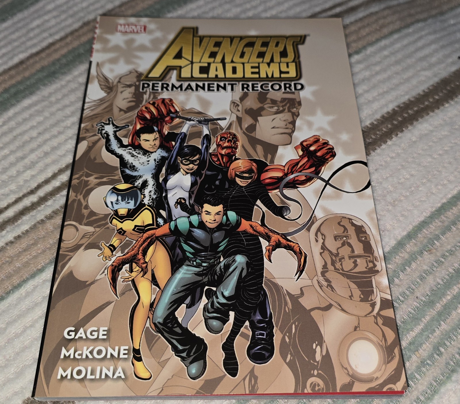 Avengers Academy Permanent Record 1st Print TPB Graphic Novel Gage McKone