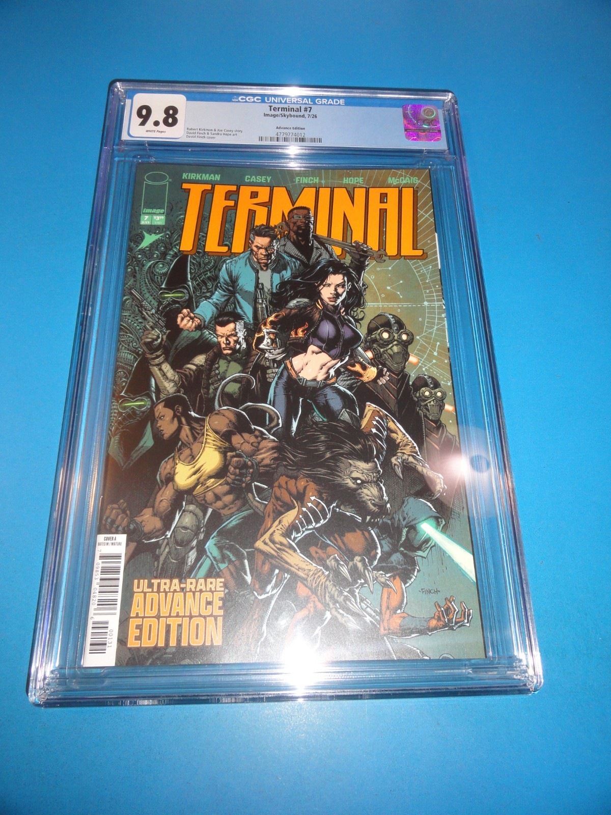 Terminal #7 Rare Finch Blind Bag Advance variant CGC 9.8 NM/M Gorgeous Gem Wow