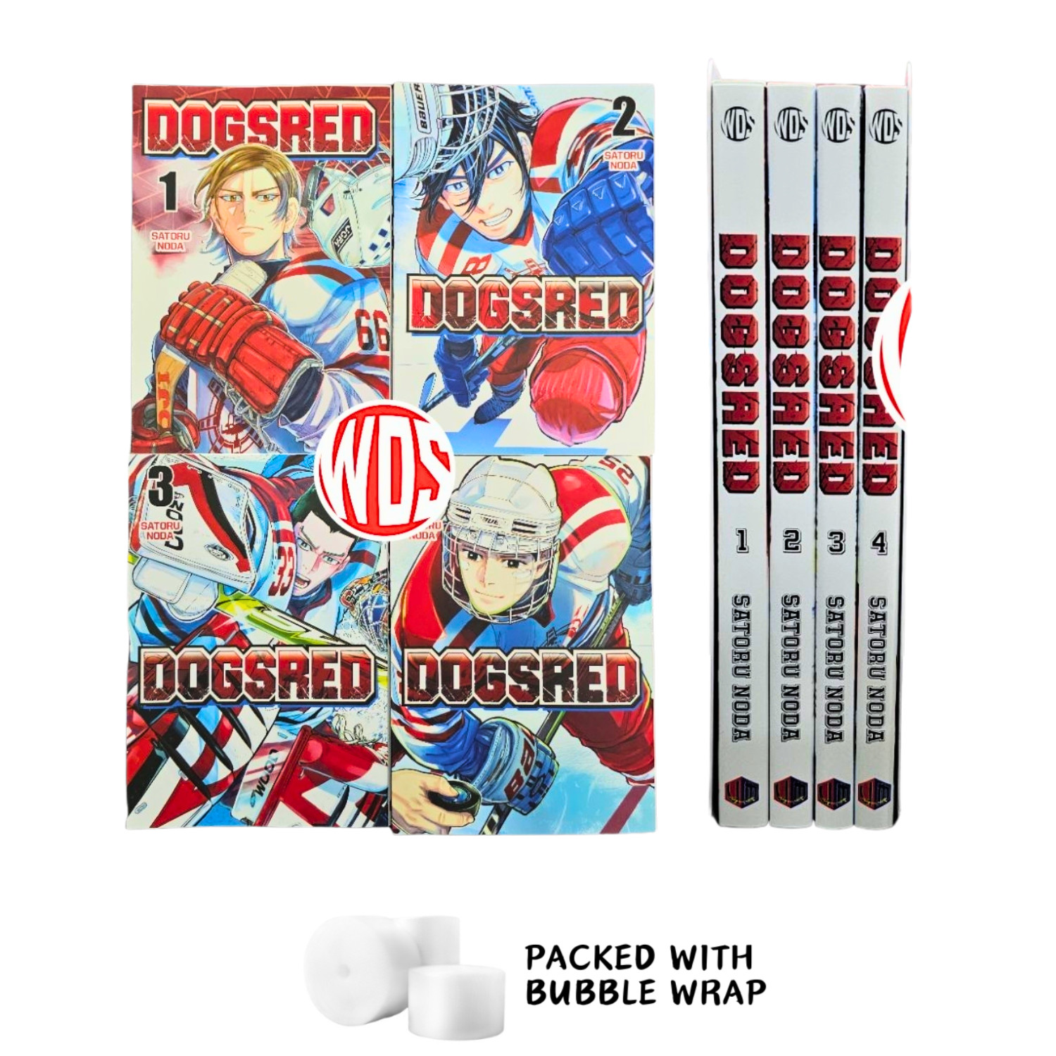 Dogsred Vol. 1-4 manga versione inglese fumetto spedizione in tutto il mondo