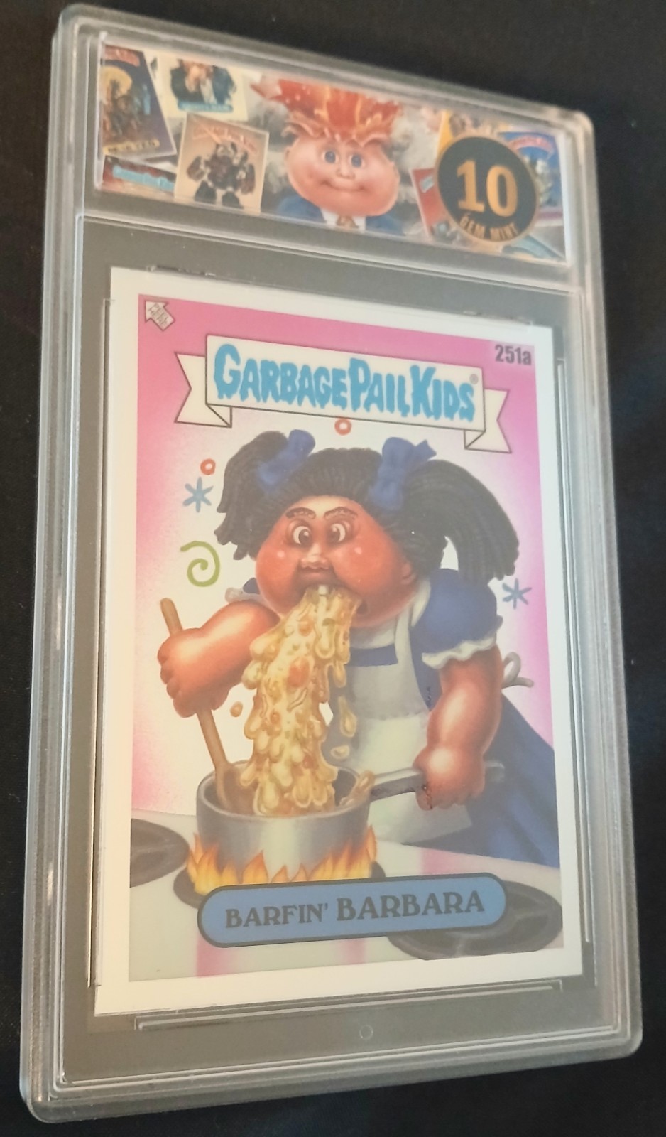 2024 Spazzatura Secchio Bambini Barfin Barbara #251a Topps Chrome GIOCO PERFETTO COME NUOVO 10 Gradi OS7