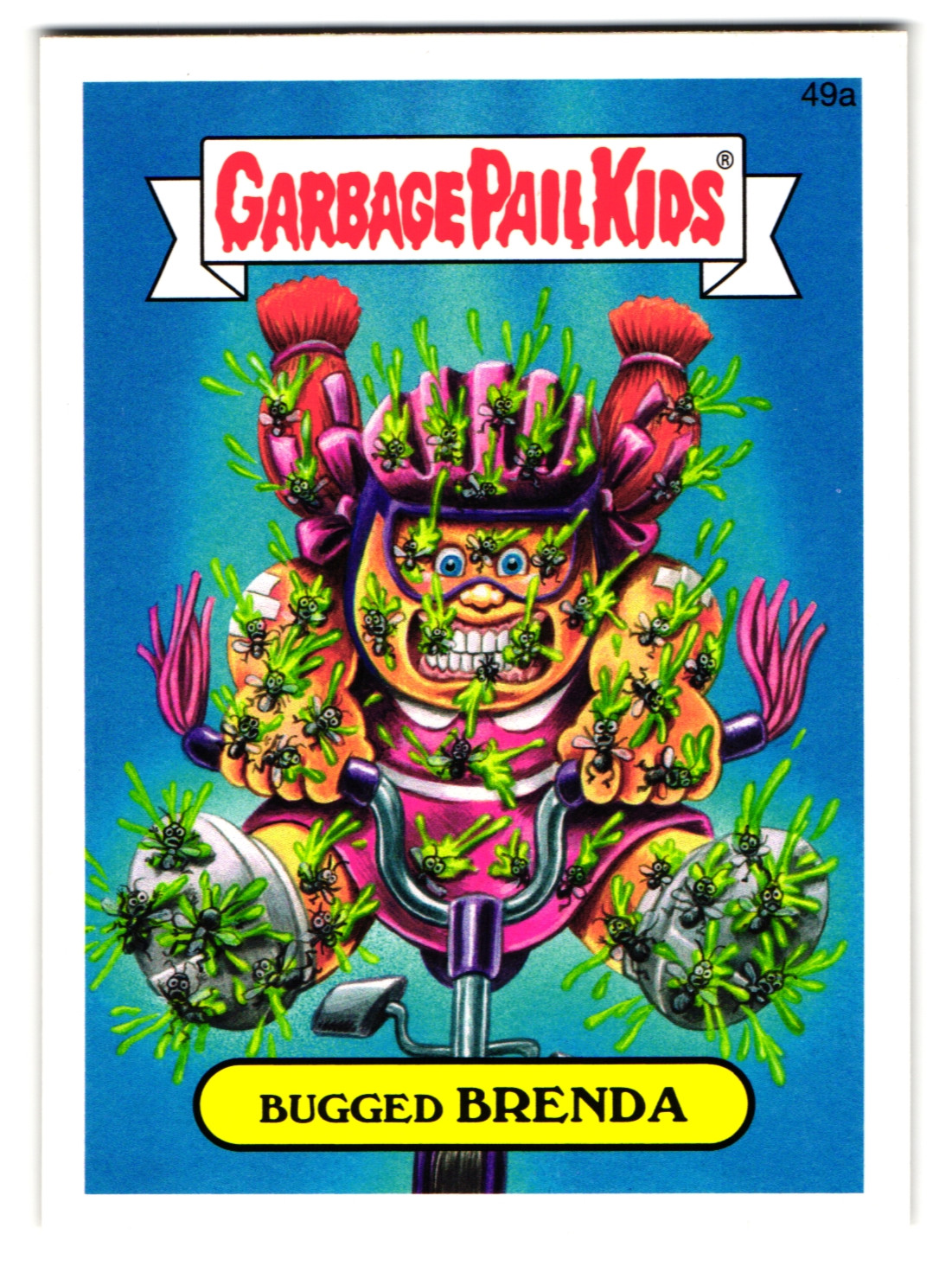 Bike Bugged BRENDA GPK Garbage Pail Kids 2015 Series 1 #49a
