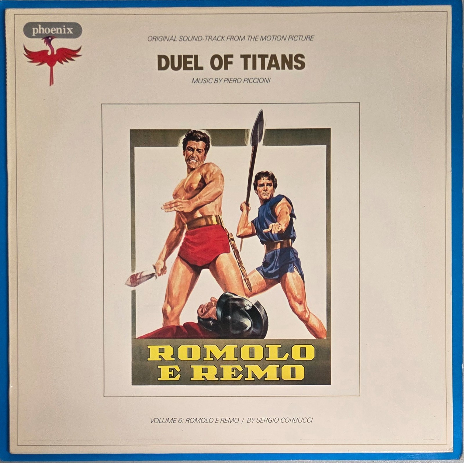 LP - PIERO PICCIONI -  O.S.T. - DUEL OF TITANS (ROMOLO E REMO)