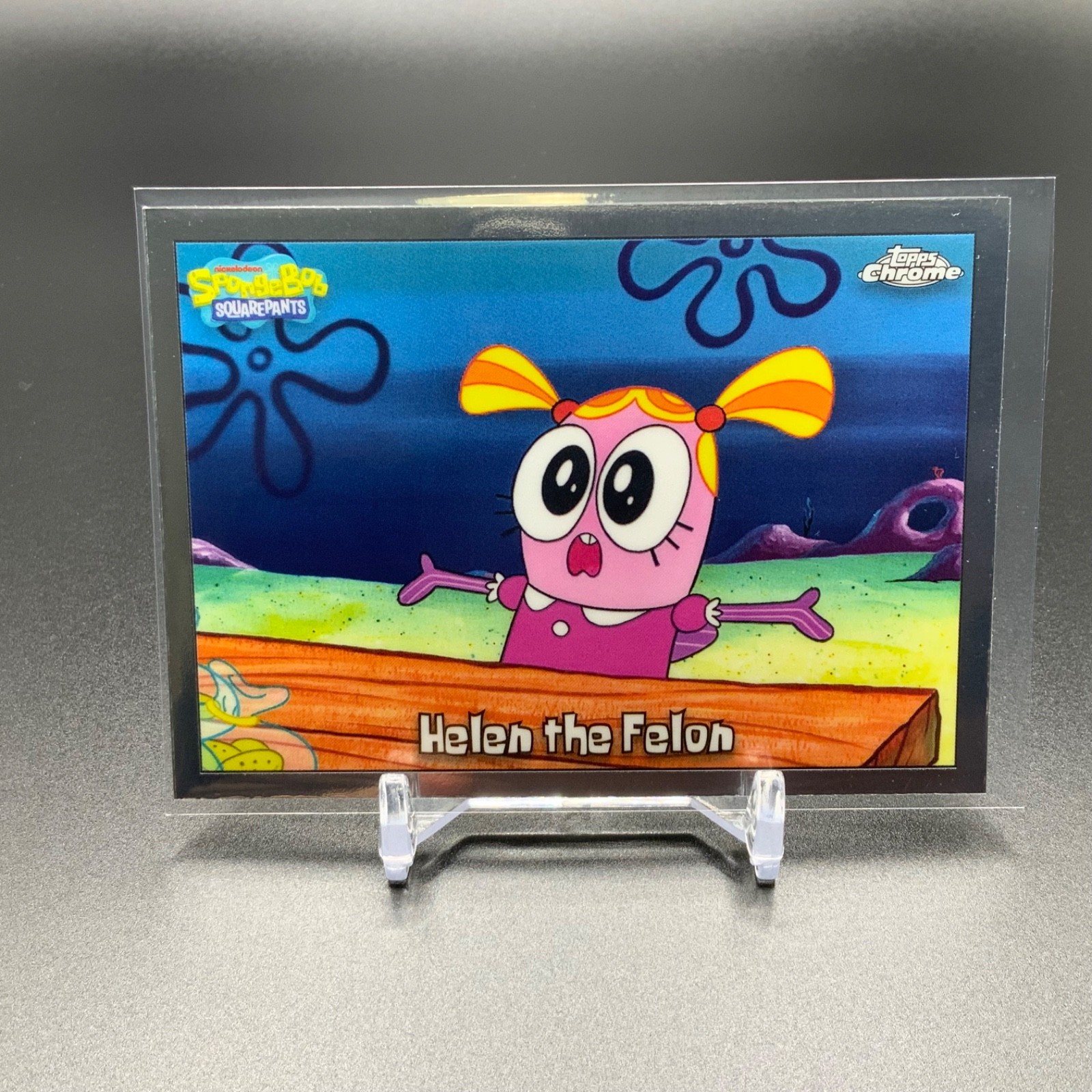 2025 Topps Chrome SpongeBob #170 Helen the Felon Chrome Base TTC7959
