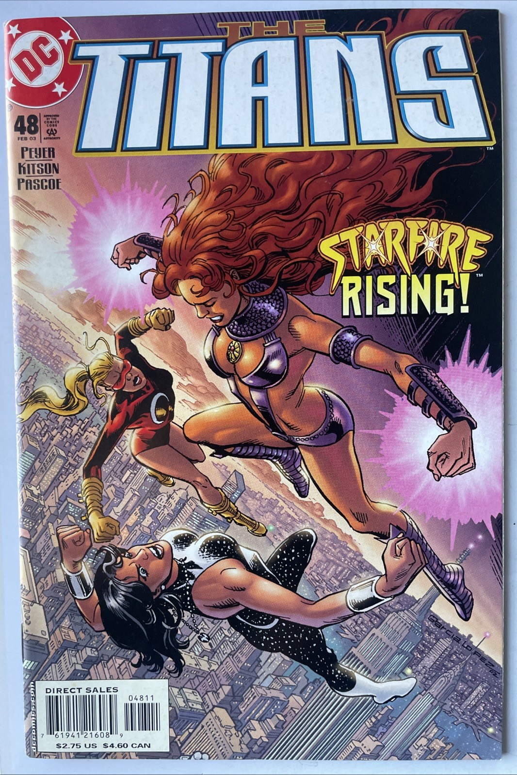 Titans #48 • Fantastica copertina Starfire! (DC 2003)