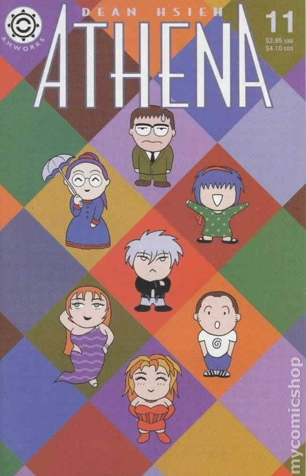 Athena #11 VG 1997 immagine stock basso grado