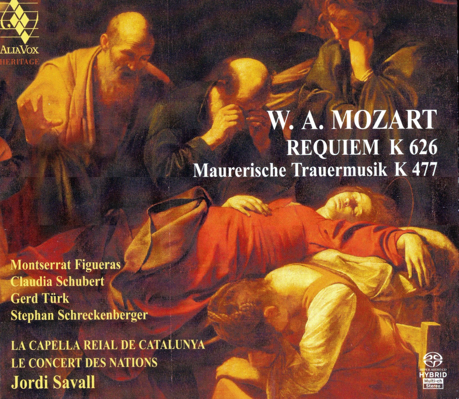 Mozart Requiem K626 – Jordi Savall Figueras – SACD Hybrid Multichannel DSD Alia 