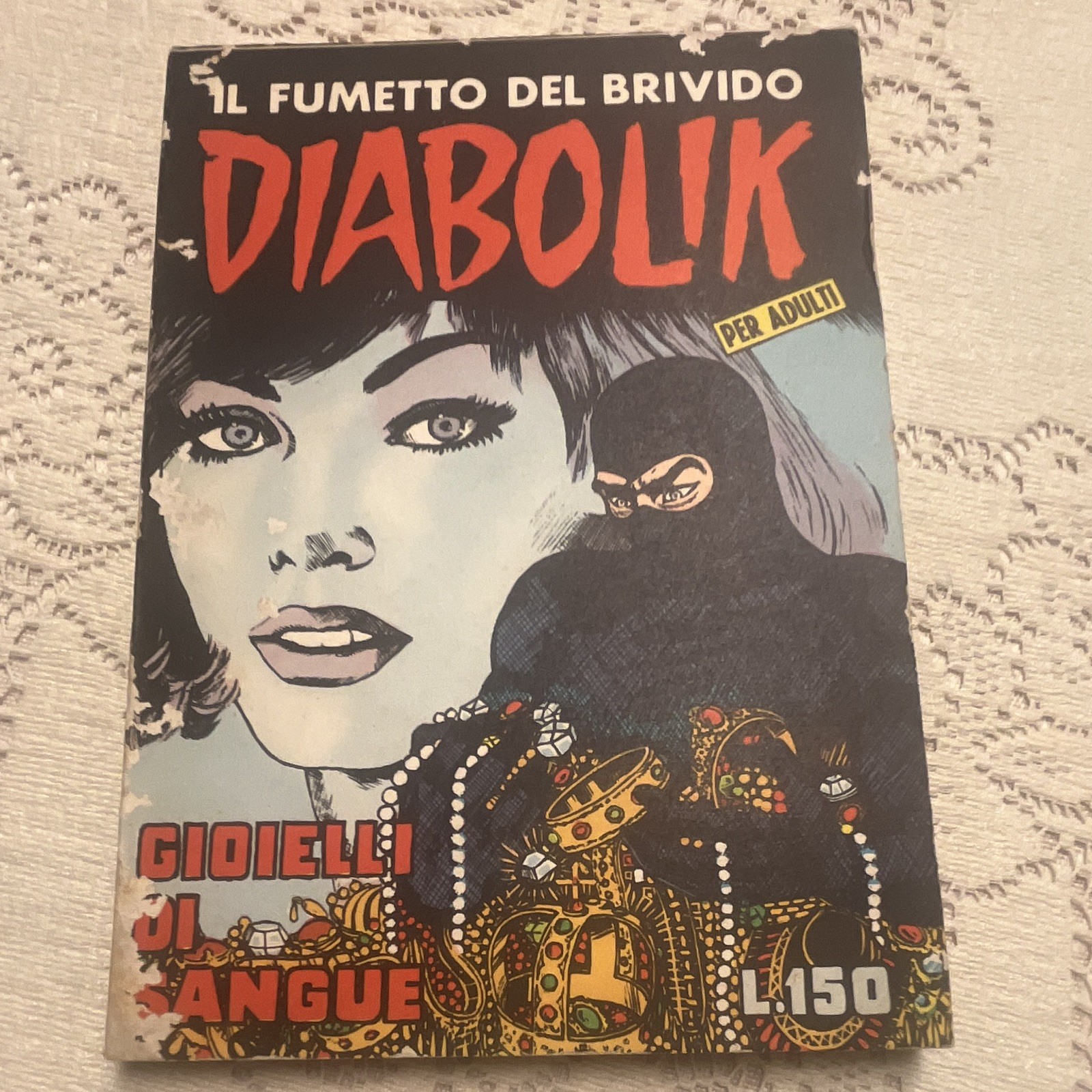 Astorina Diabolik n. 20 Gioielli di sangue 10 agosto 1964 Firmato