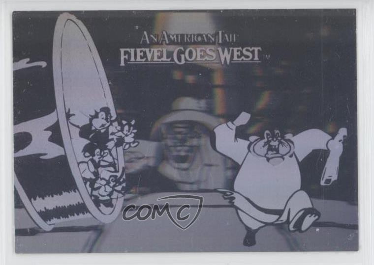 1991 Impel An American Tail: Fievel Goes West Holograms Rolling Tuna Tin u3f