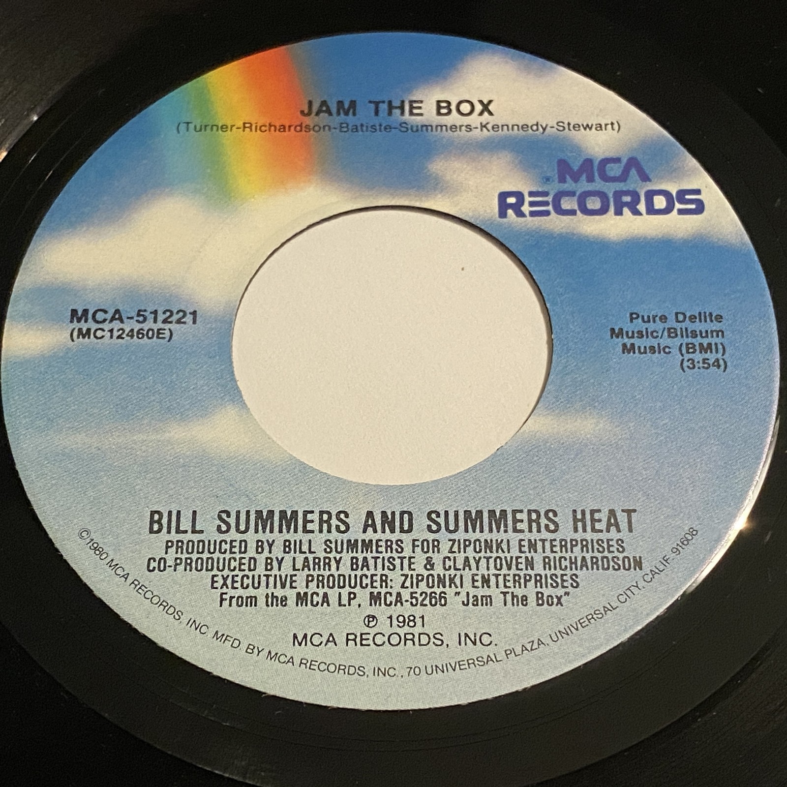 Bill Summers And Summers Heat: Jam The Box / Having Big Fun On 45 - MCA - Funk