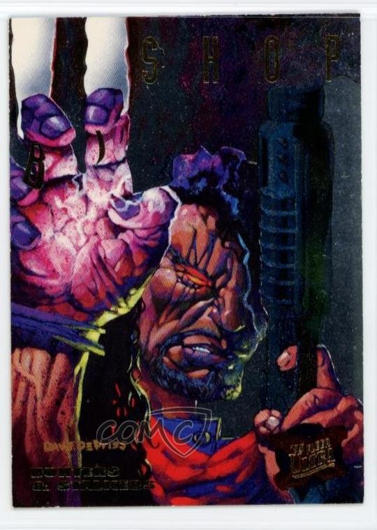 1995 Fleer Ultra Marvel X-Men Hunters & Stalkers Silver Bishop #5 1wl7