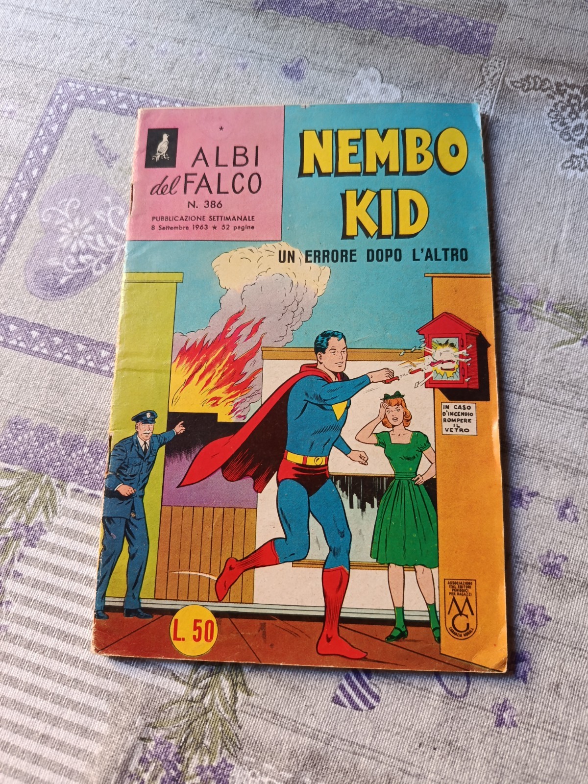 ALBI DEL FALCO N. 386-NEMBO KID-"UN ERRORE DOPO L'ALTRO"-  MONDADORI -1963