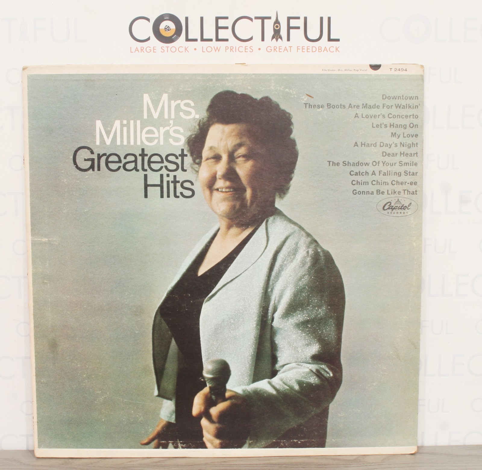 MRS. MILLER - GREATEST HITS - CAPITOL 1966 *VG+* VINYL LP RECORD🔥